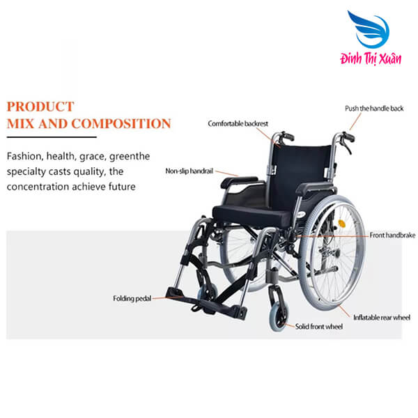 Xe Lăn Tay Taikang SYN 100-4636