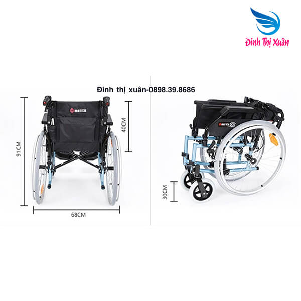 Xe Lăn Siêu Nhẹ Merits L125