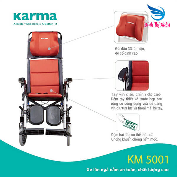 Xe lăn Karma KM 5001