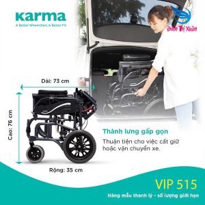 Xe lăn Karma VIP 515