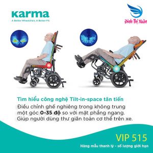 Xe lăn Karma VIP 515
