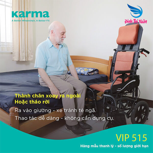 Xe lăn Karma VIP 515