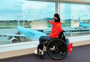 Bén duyên với thể thao nhờ xe lăn