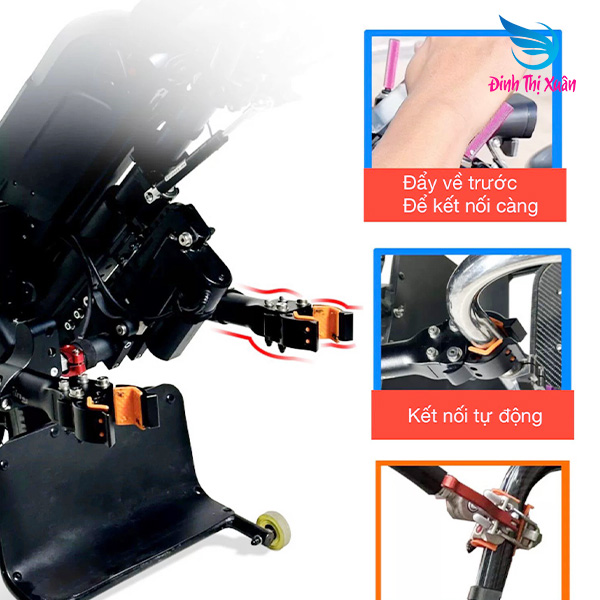 Đầu kéo xe lăn Wisking Q7 Cho Người Liệt Tứ Chi