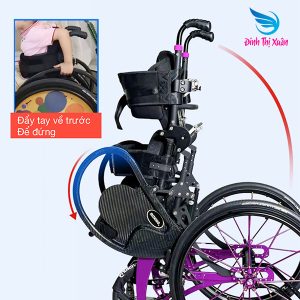 Xe Lăn Thể Thao Đứng Wisking Dành Trẻ Cho Trẻ Em