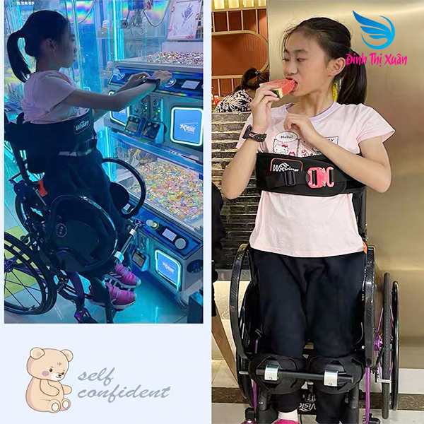 Xe Lăn Thể Thao Đứng Wisking Dành Trẻ Cho Trẻ Em