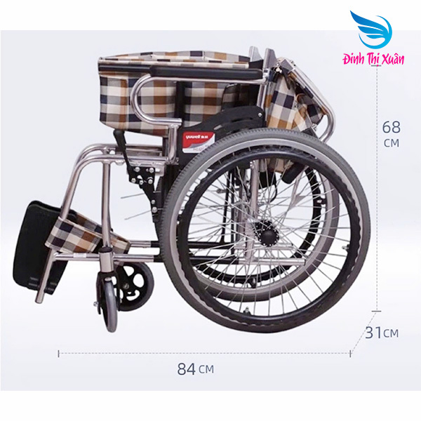 Xe Lăn Hợp Kim Nhôm Nhẹ YUWELL